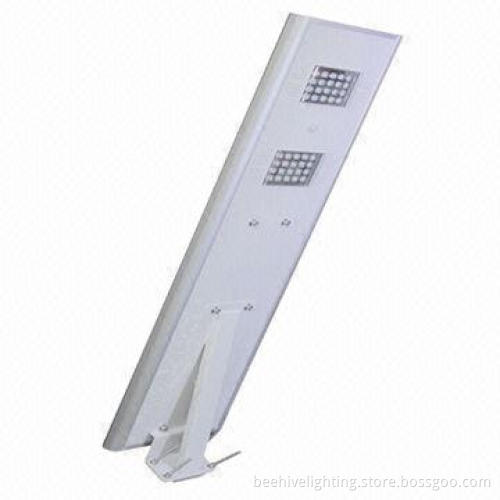 High-effect Solar LED Streetlight, All-in-one, 40W Power, -30 to 50°C Working Temperature